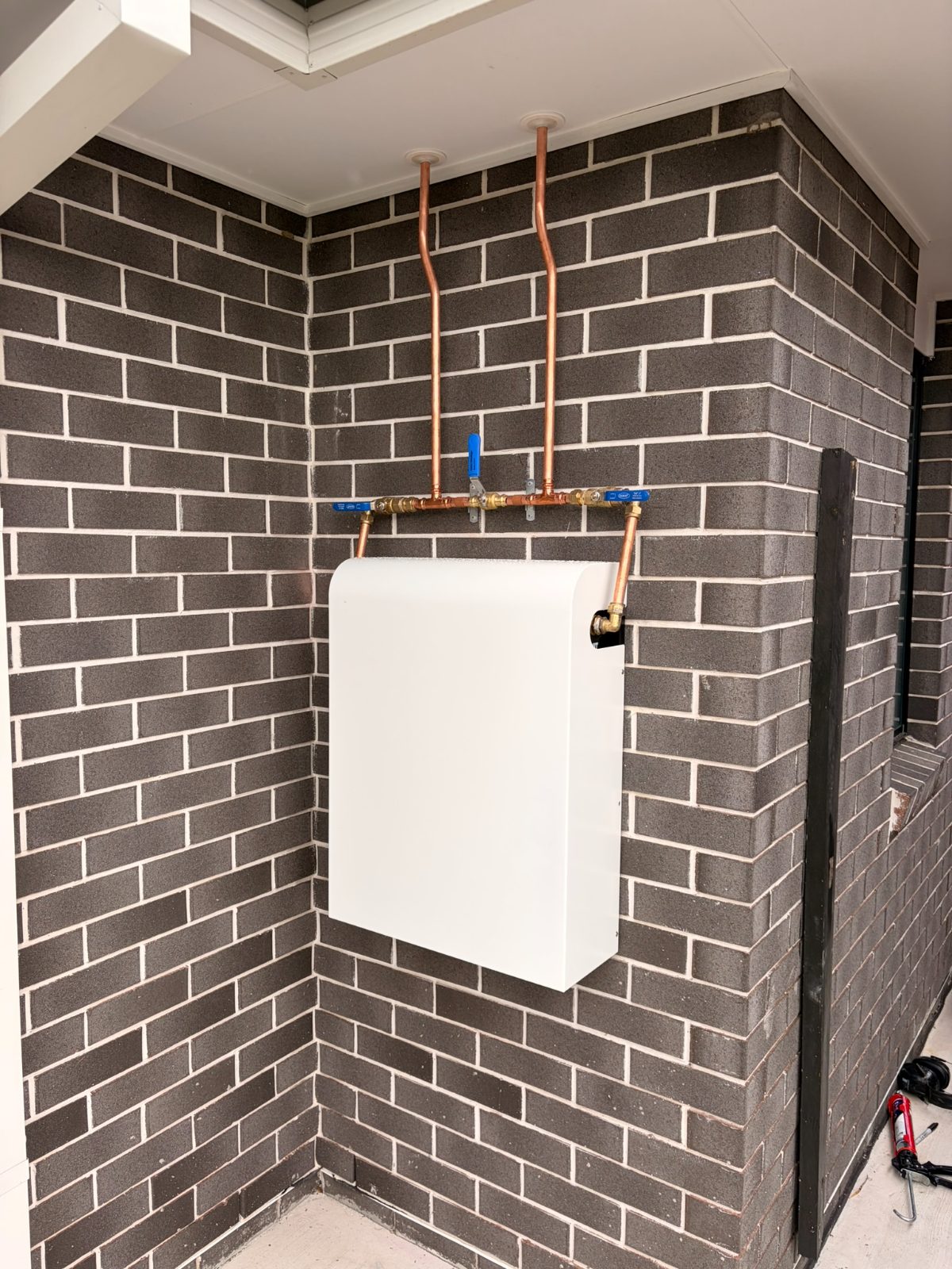 Whole-house water filter installed in Aura